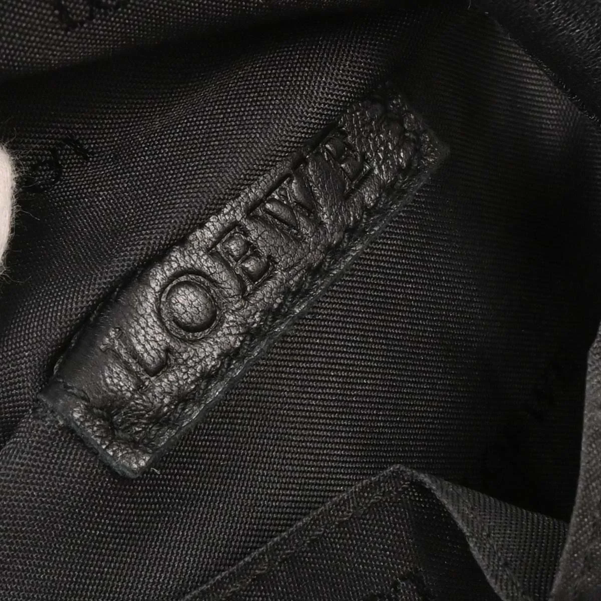 Loewe Black Lambskin Nappa Aire Tote Bag - Image 9
