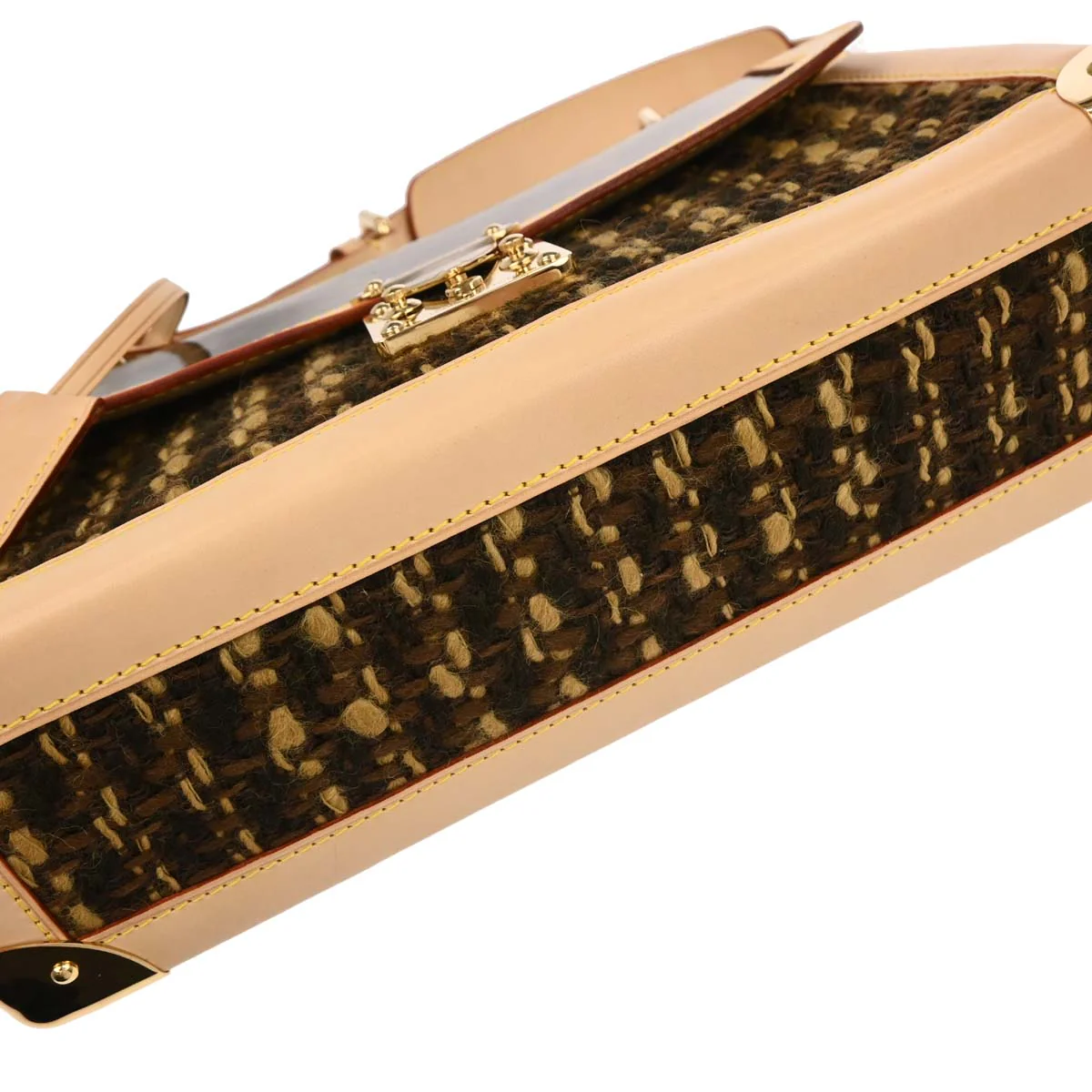 Louis Vuitton 2003 Tweed PVC Monogram Tweedy Handbag M92820 - Image 7