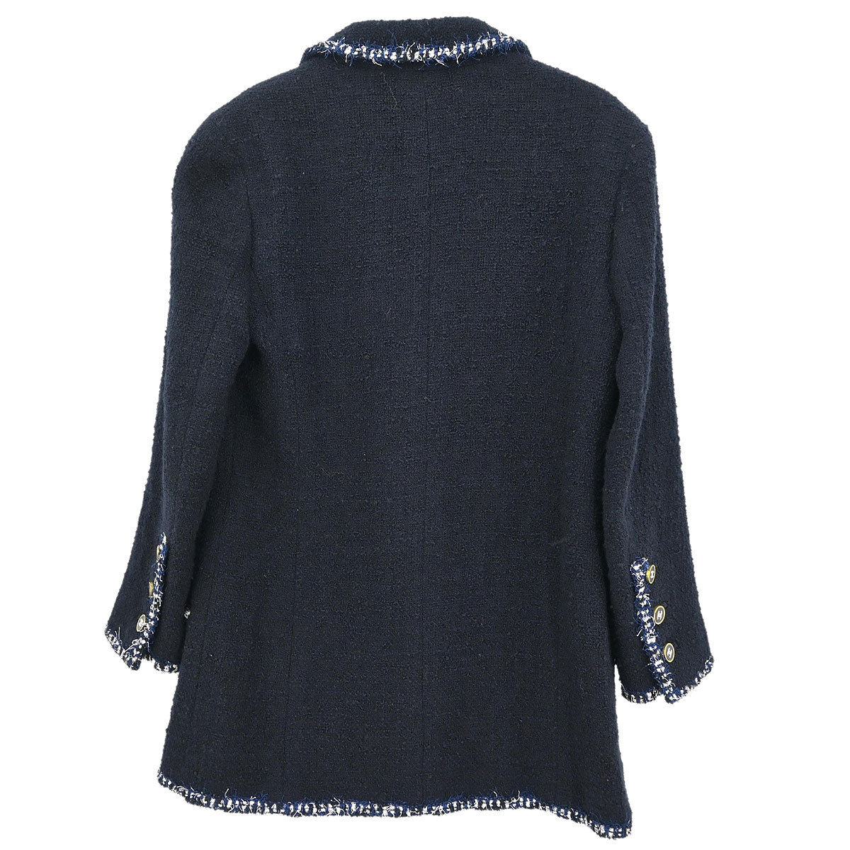 Chanel 1994 Double Breasted Jacket Navy #40 - Image 2