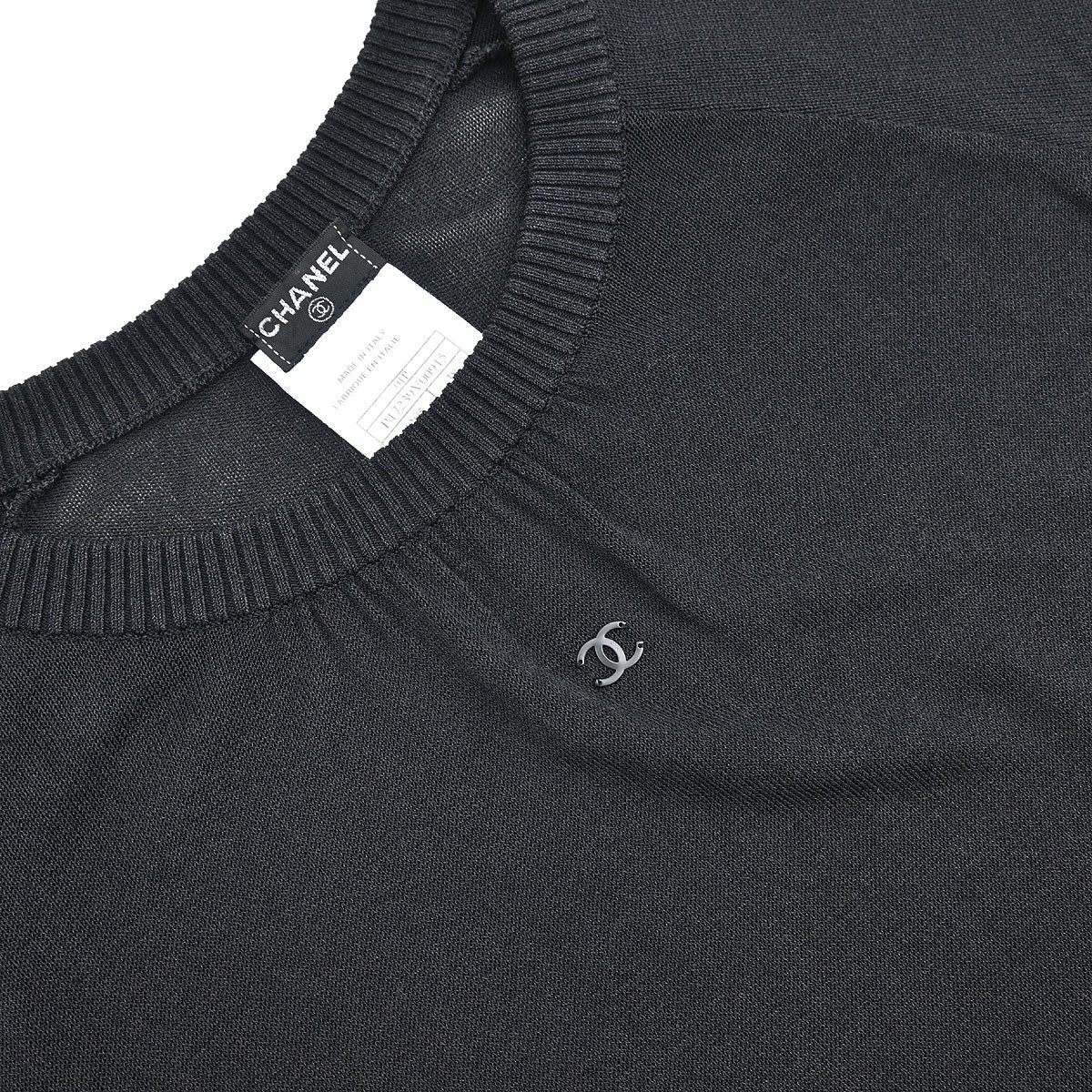 Chanel 2001 T-shirt Top Black #38 - Image 4