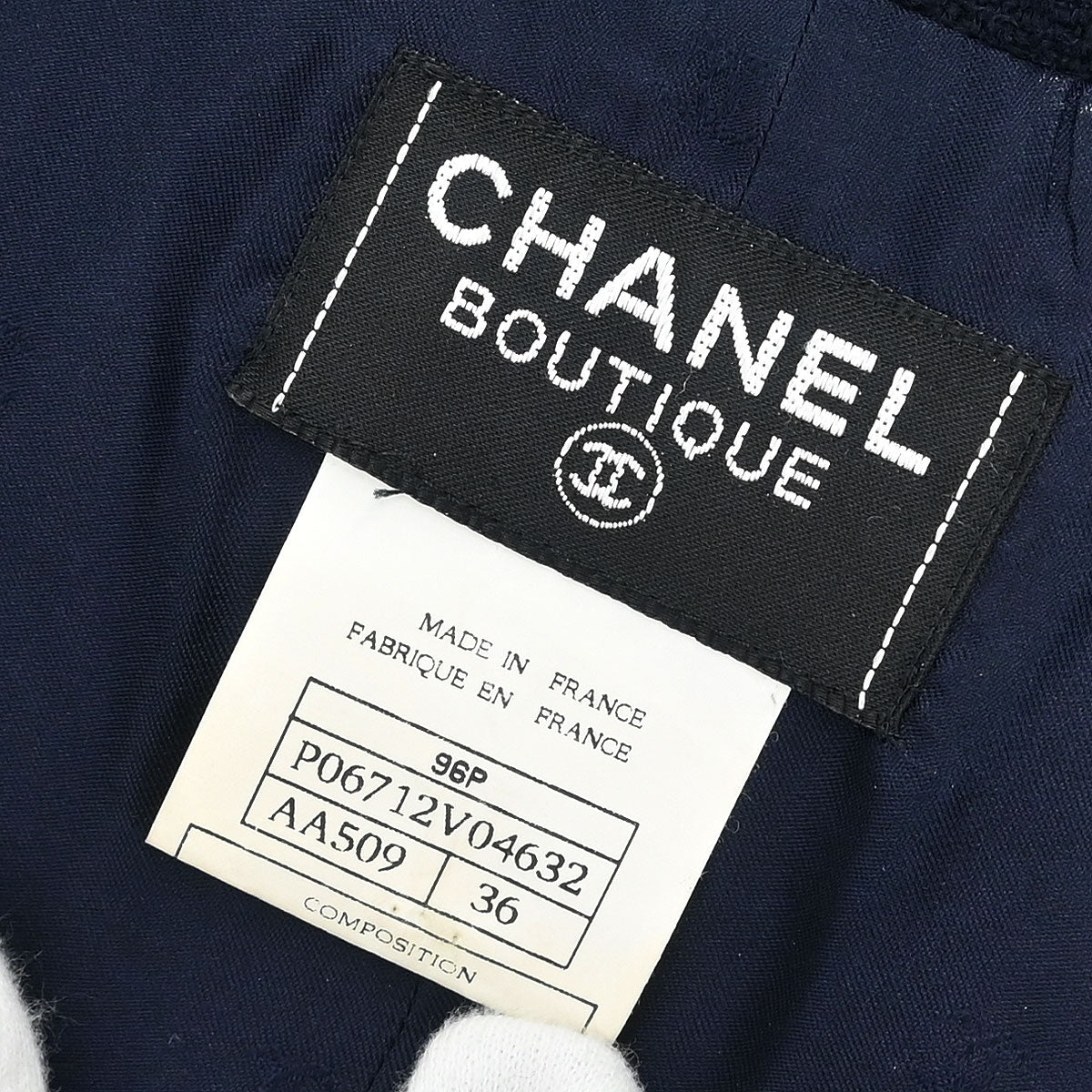 Chanel 1996 Jacket Dress Navy #36 - Image 9