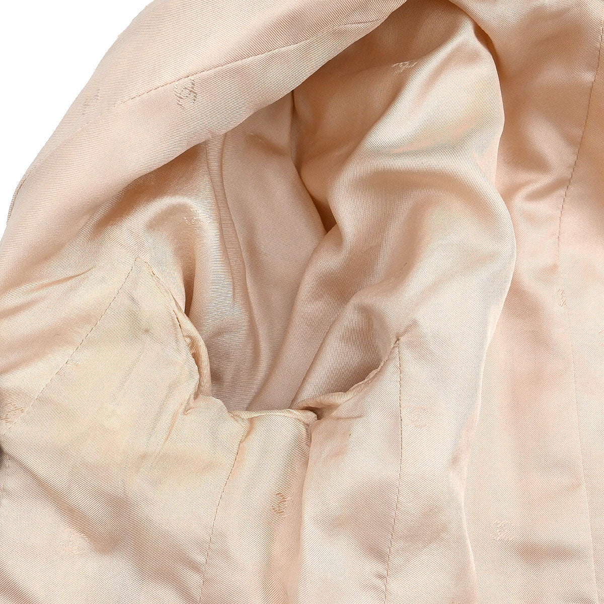 Chanel 1996 Setup Suit Jacket Skirt Beige #38 - Image 7