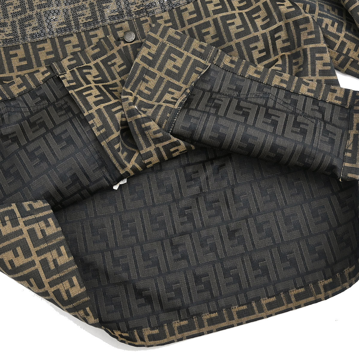 Fendi Jacket Zucca Brown #42 - Image 7