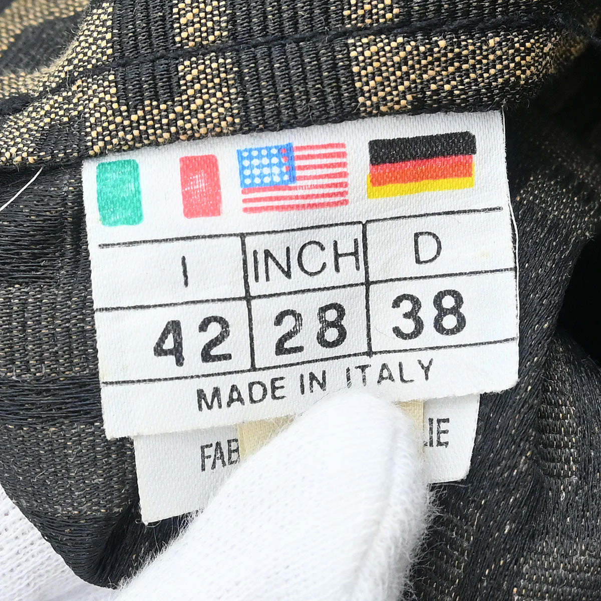 Fendi Jacket Zucca Brown #42 - Image 9