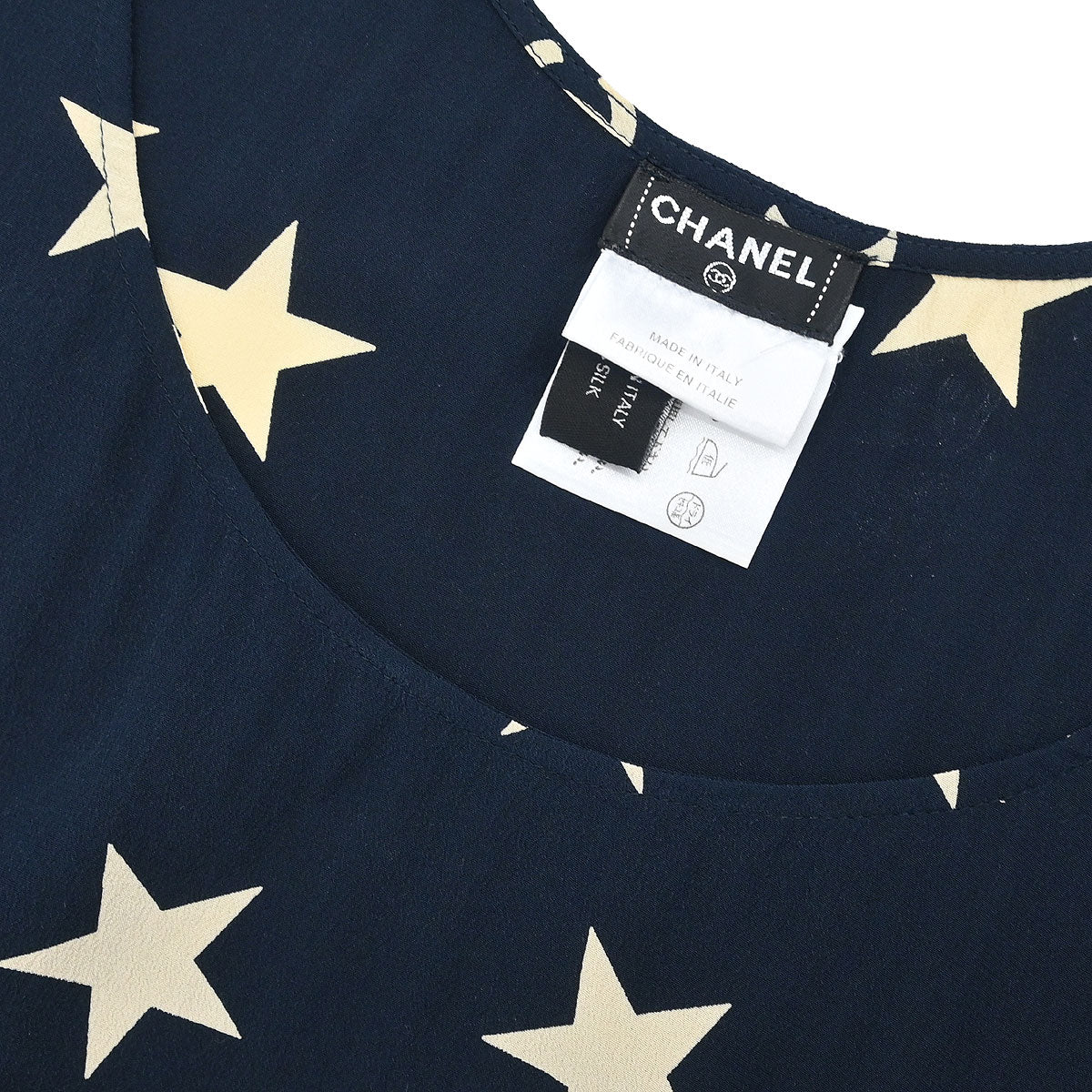 Chanel 2008 Sleeveless Top Navy #40 - Image 4