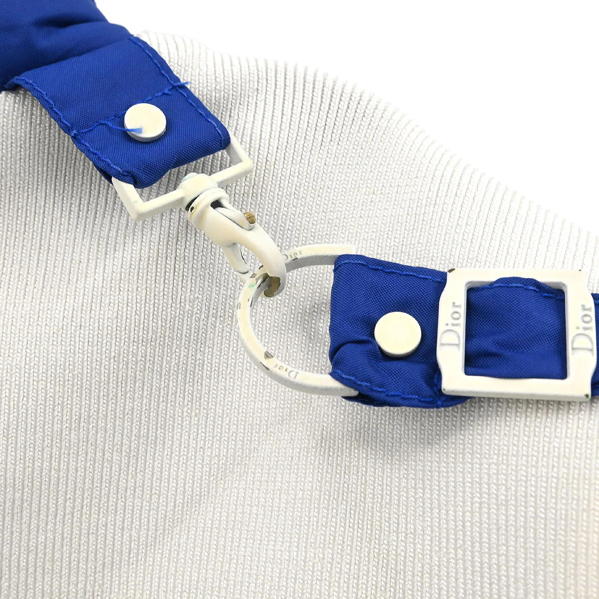 Christian Dior Setup Suit Jacket Skirt Blue #38 #36 - Image 3