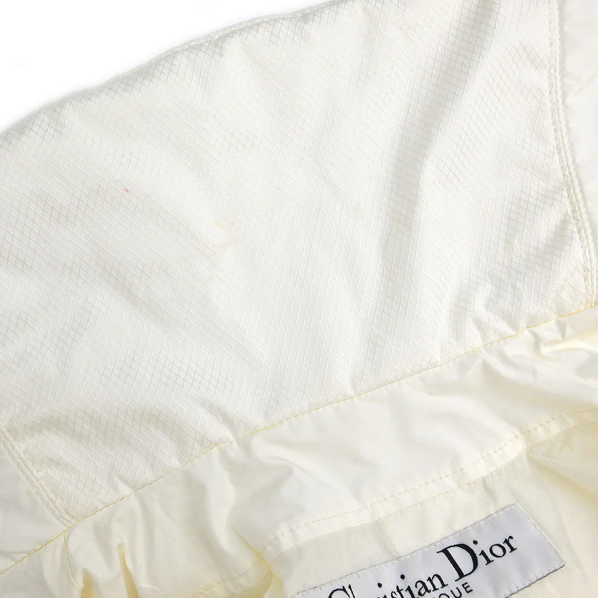Christian Dior Single Breasted Coat White #38 - Image 9