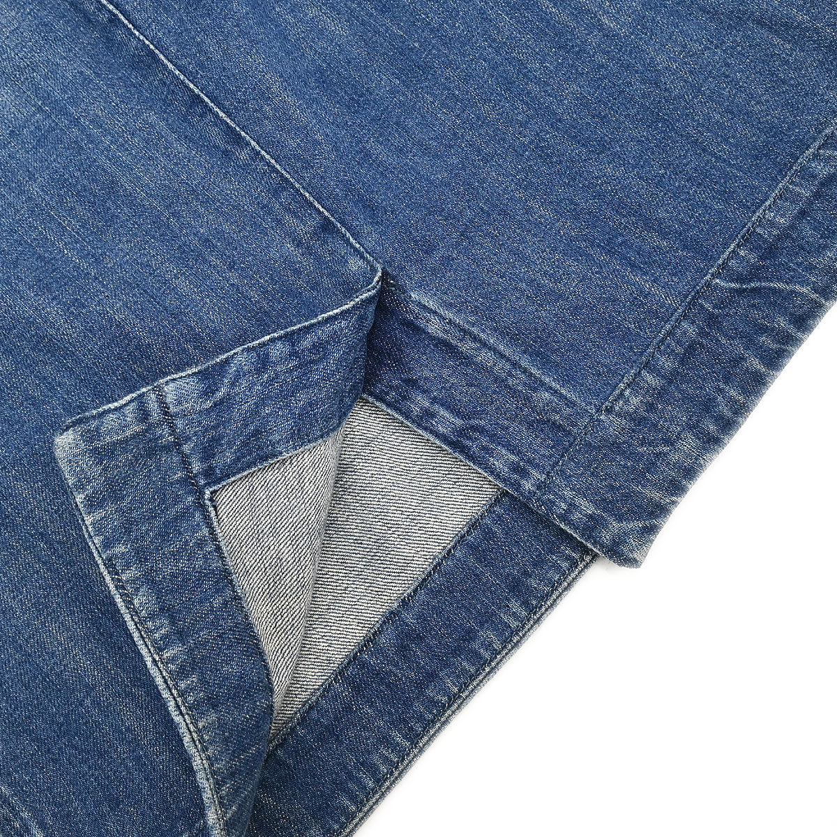 Chanel 2008 Denim Skirt Blue #38 - Image 3