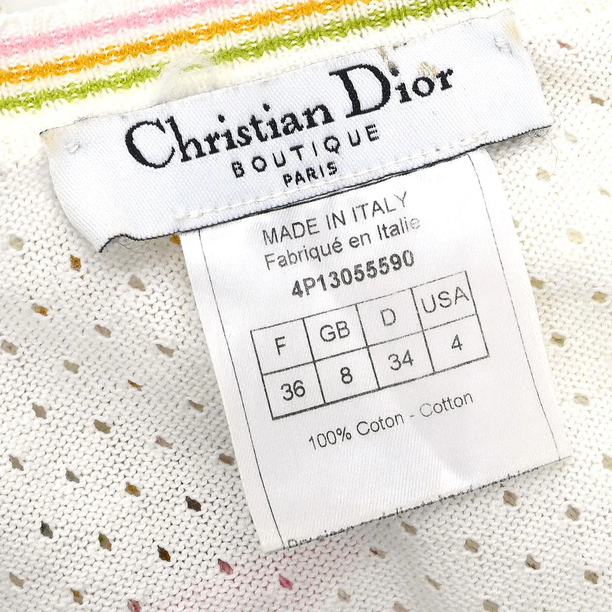 Christian Dior Sweater White #36 - Image 9