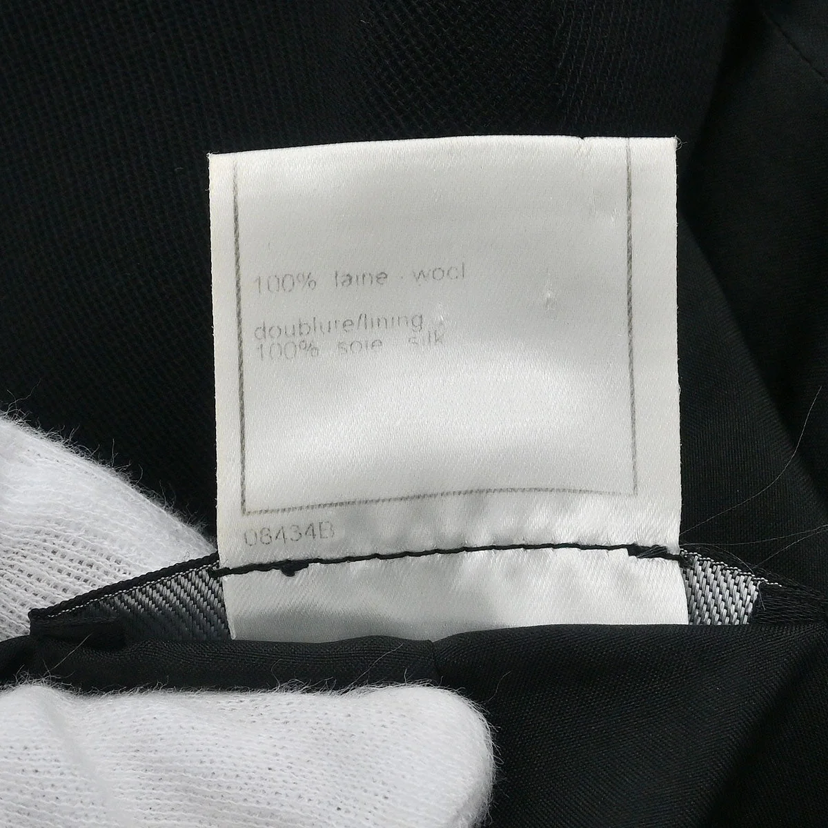 Chanel Single Breasted Jacket Black #36 - Image 10