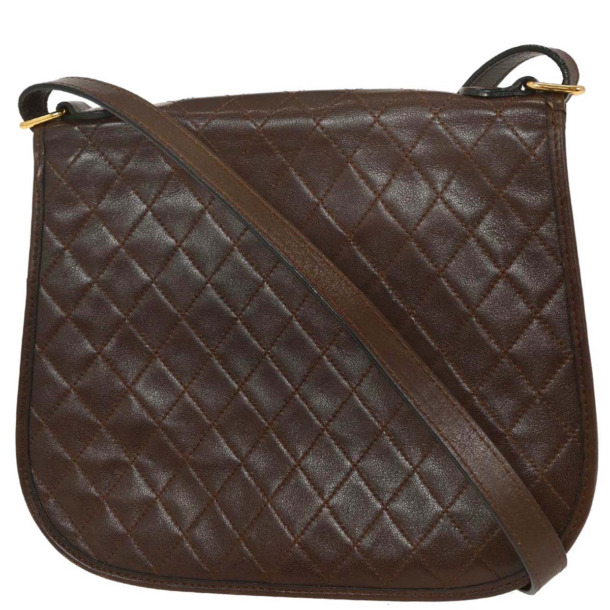 Yves Saint Laurent Brown Shoulder Bag - Image 2