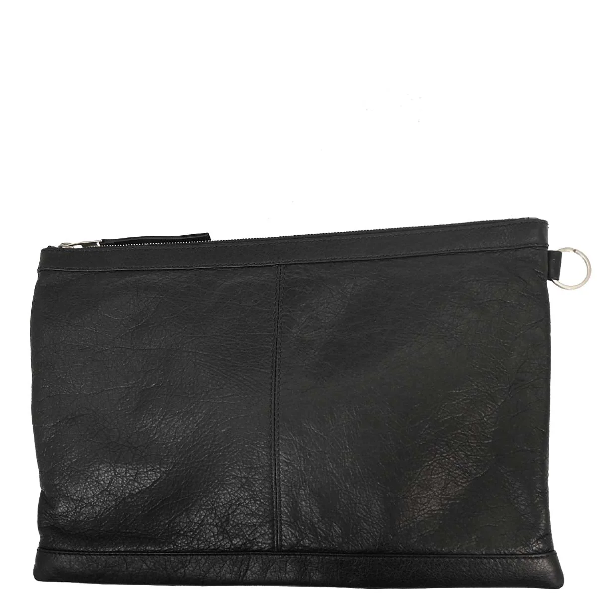 Balenciaga Black Lambskin Clip L Clutch Bag - Image 2