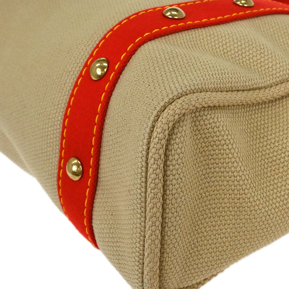 Louis Vuitton Beige Antigua Cabas MM Tote Bag M40035 - Image 4