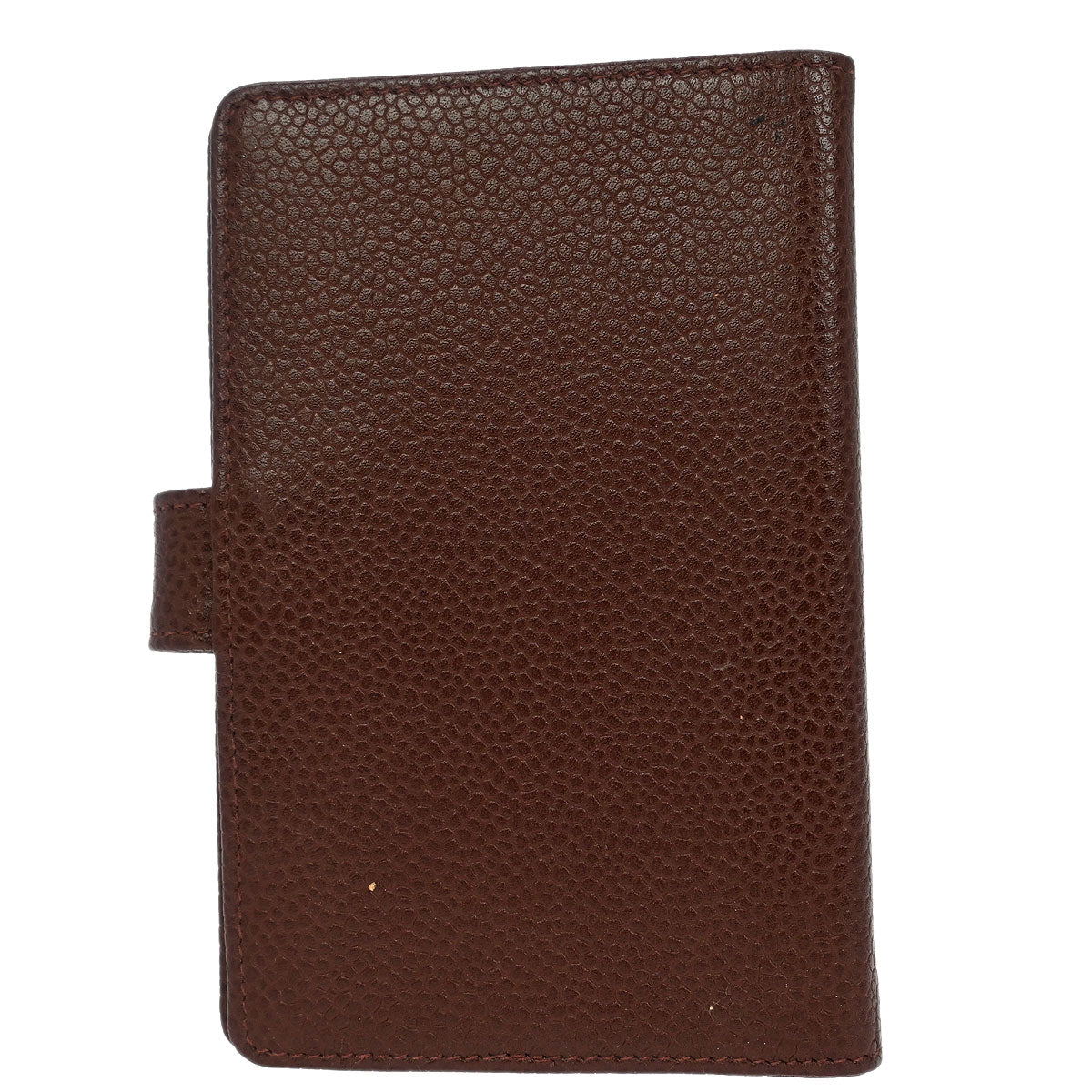 Chanel 1997-1999 Brown Caviar Note Book Cover Small Good - Image 2