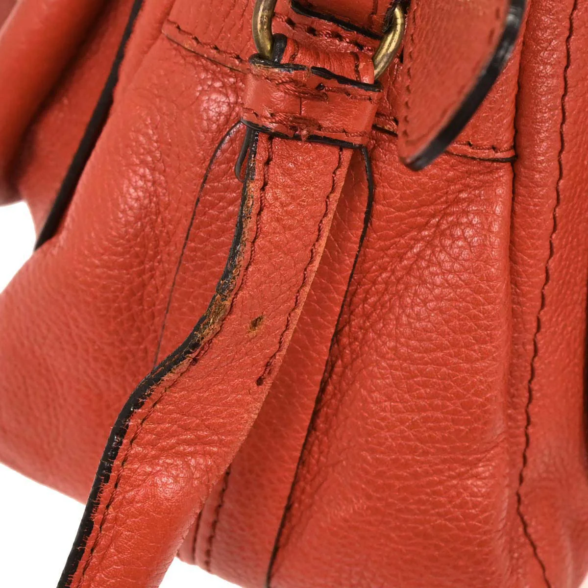 Chloe Vermilion Red Paraty 2way Shoulder Handbag - Image 6