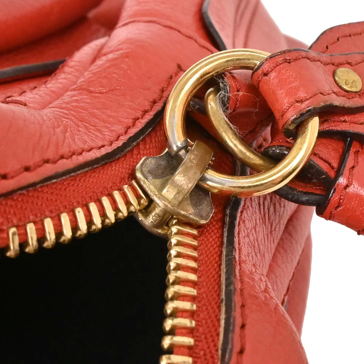 Chloe Vermilion Red Paraty 2way Shoulder Handbag - Image 7
