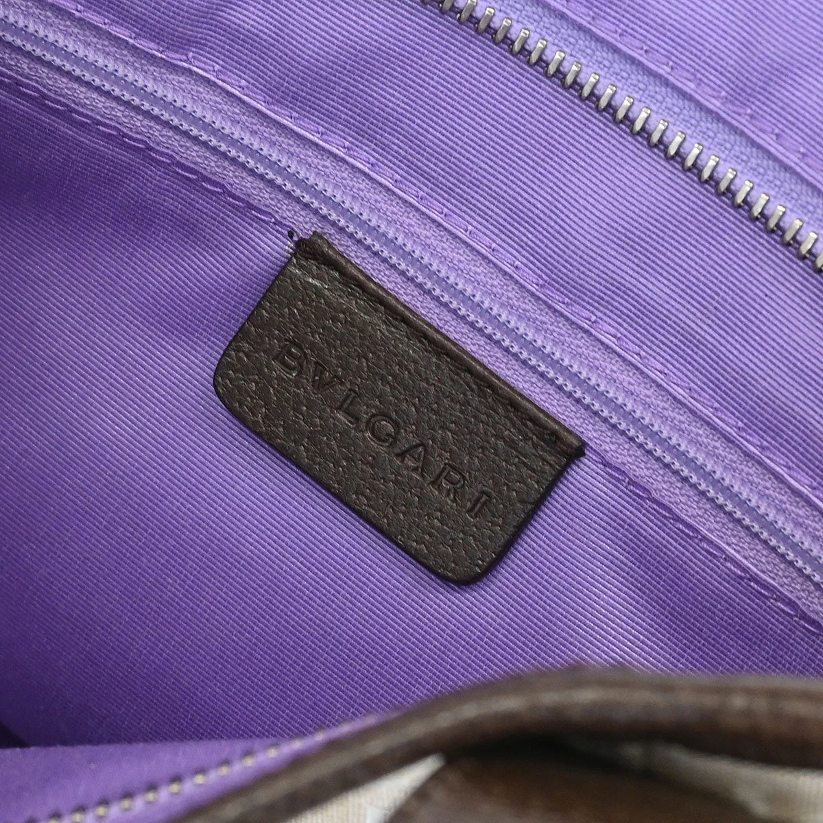 Bvlgari Beige Brown Logomania Tote Bag - Image 9