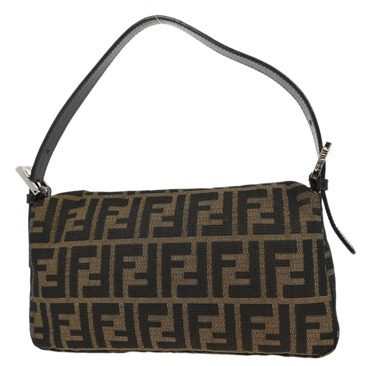 Fendi Brown Zucca Baguette Handbag - Image 2