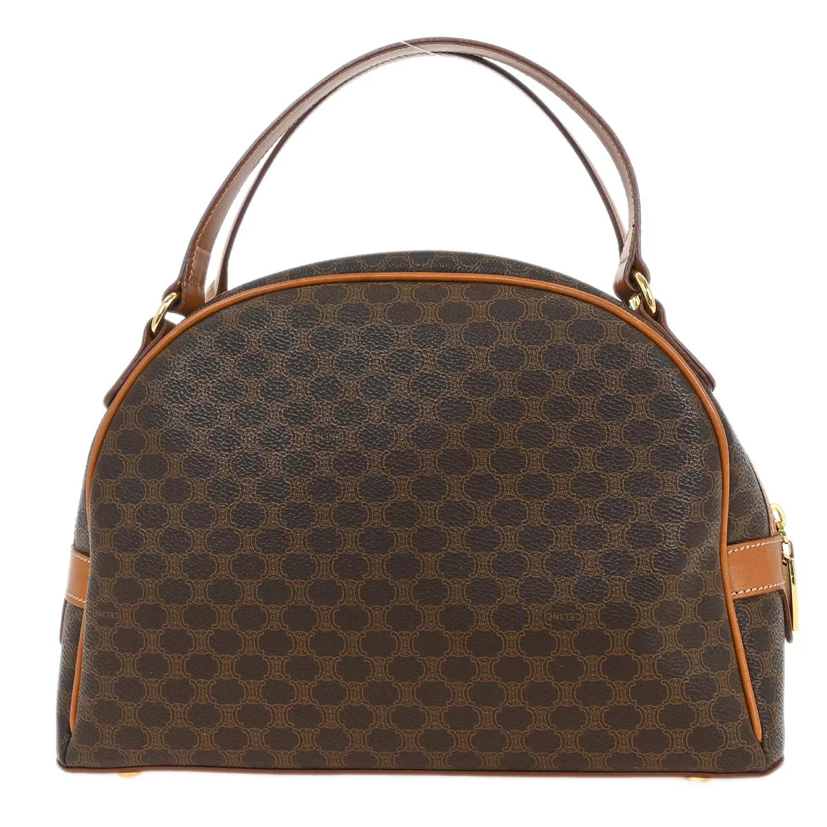 Celine Brown Macadam Handbag - Image 2
