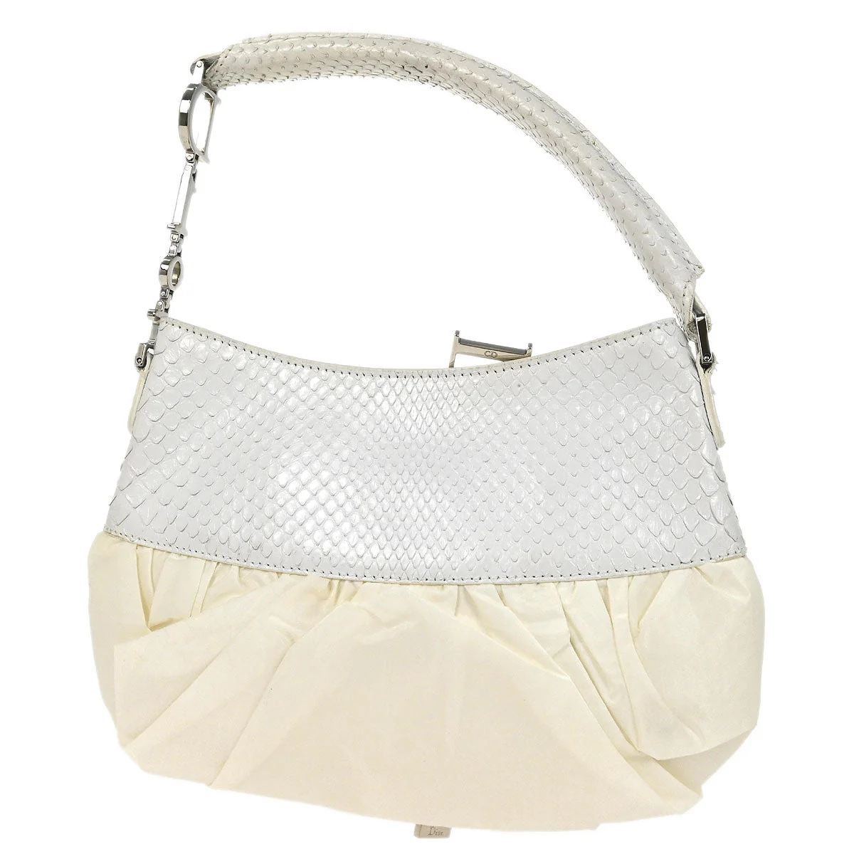 Christian Dior * White Python Ballet Corset Bag Handbag - Image 2