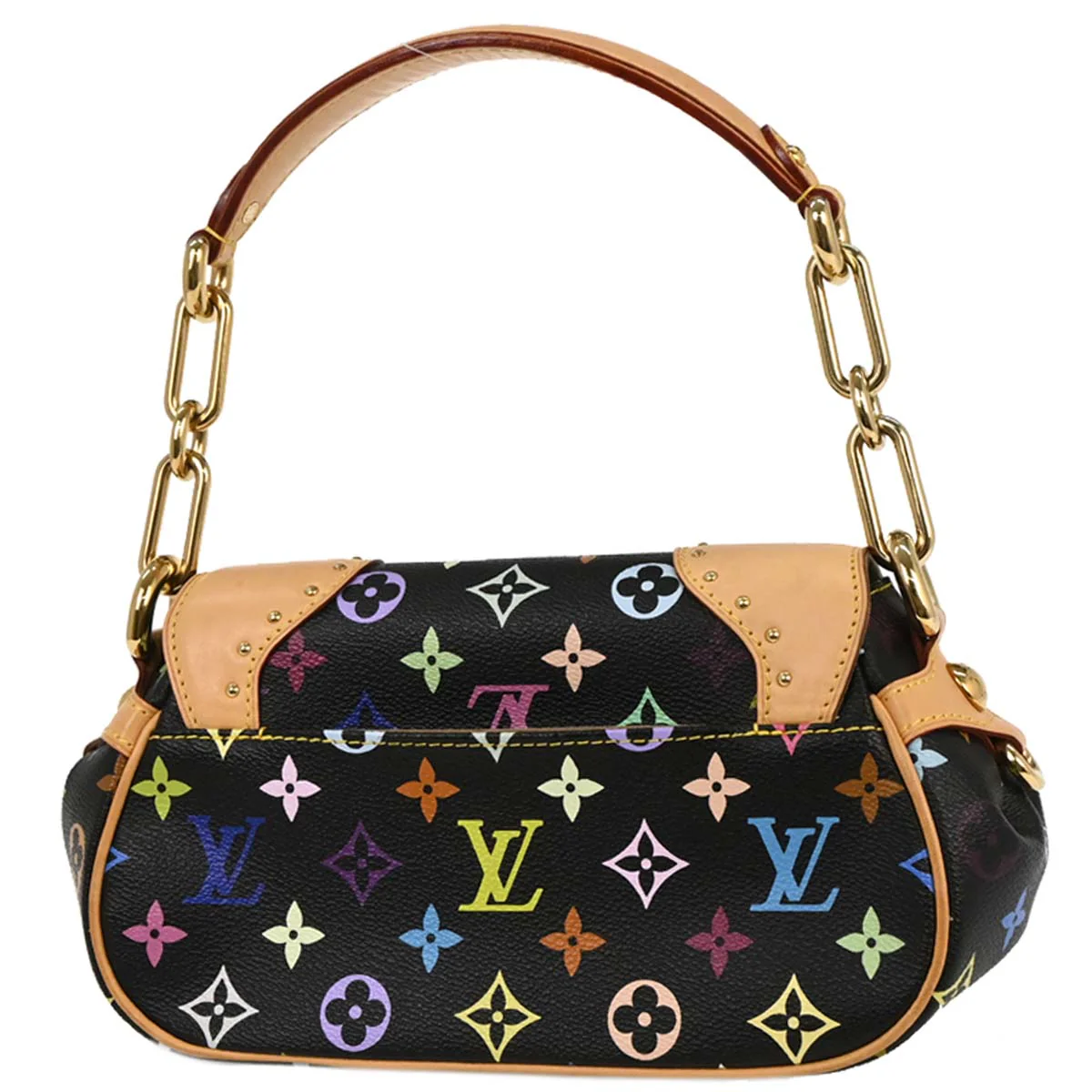 Louis Vuitton Black Monogram Multicolor Marilyn Handbag M40128 - Image 2