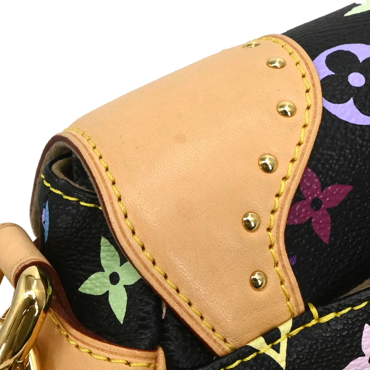 Louis Vuitton Black Monogram Multicolor Marilyn Handbag M40128 - Image 4