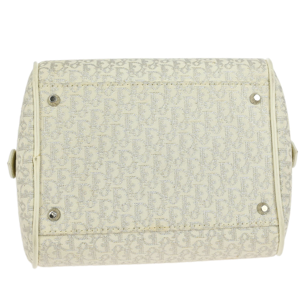 Christian Dior White Gambler Dice Trotter Handbag - Image 3