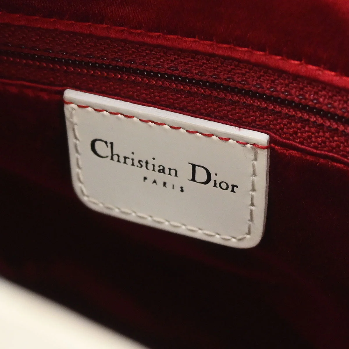 Christian Dior White Gambler Dice Trotter Handbag - Image 9