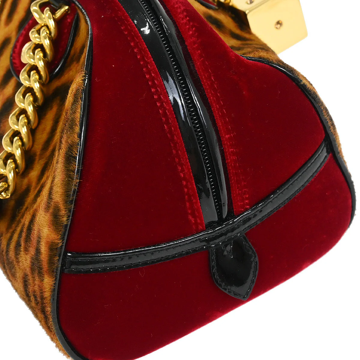 Christian Dior Brown Pony Hair Gambler Dice Handbag - Image 6