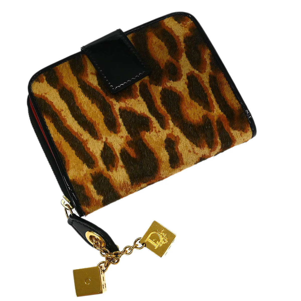 Christian Dior Brown Pony Hair Gambler Dice Handbag - Image 8