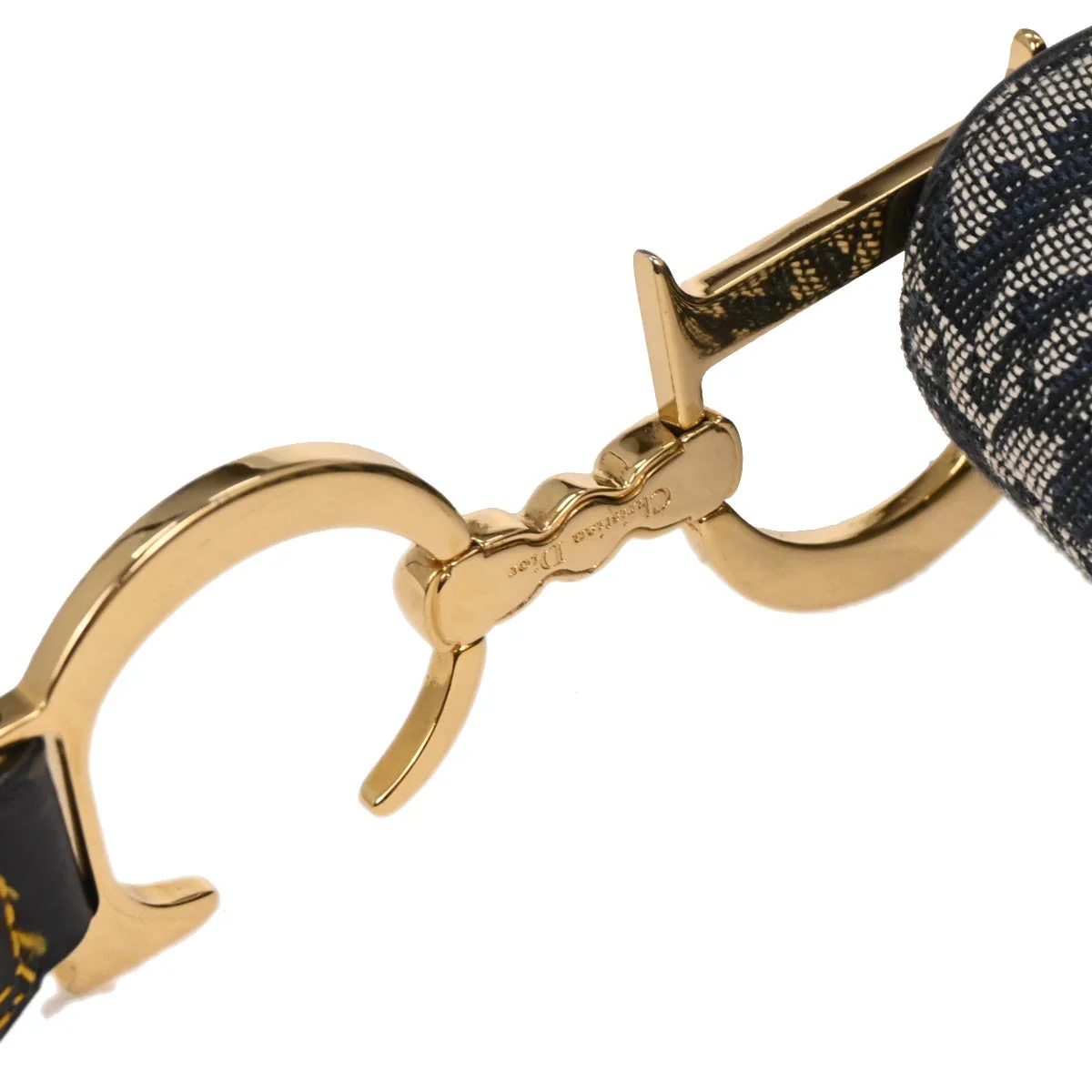 Christian Dior Navy Trotter Saddle Handbag - Image 4