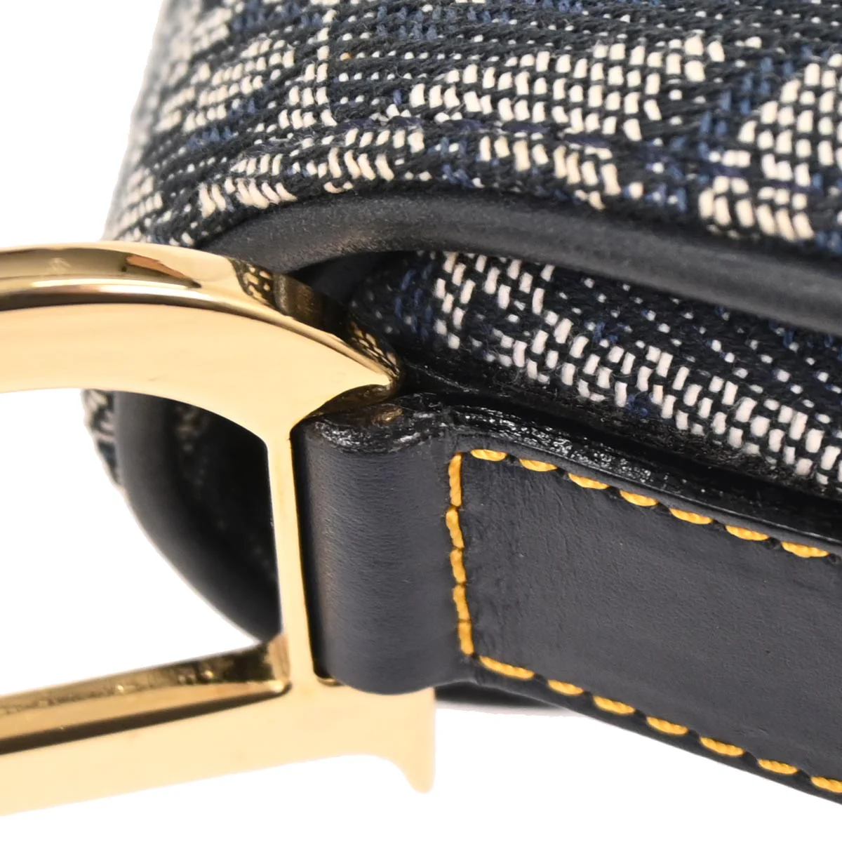 Christian Dior Navy Trotter Saddle Handbag - Image 7