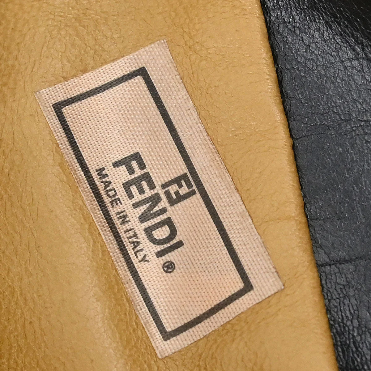 Fendi * Gold Black Sequins Zucca Shoulder Bag - Image 8