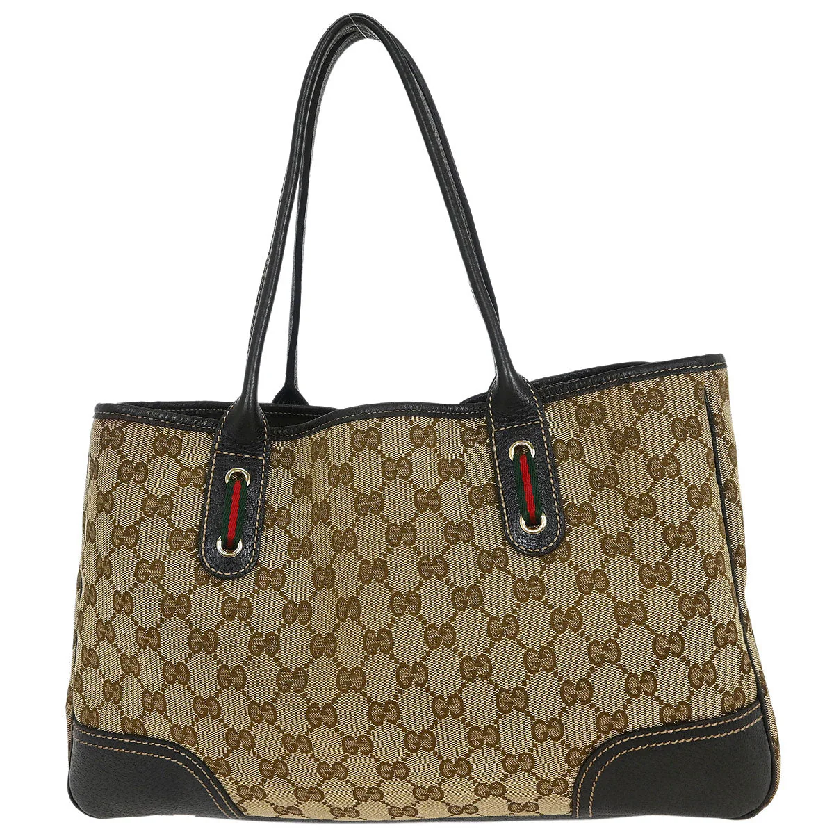 Gucci Brown Sherry GG Tote Bag - Image 2