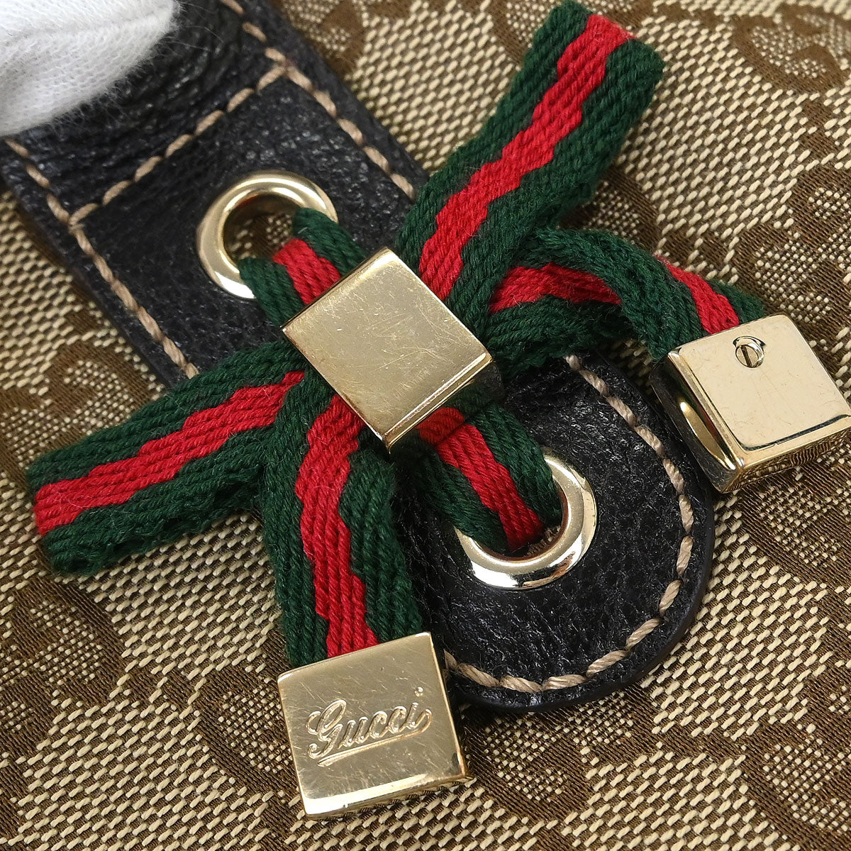 Gucci Brown Sherry GG Tote Bag - Image 5