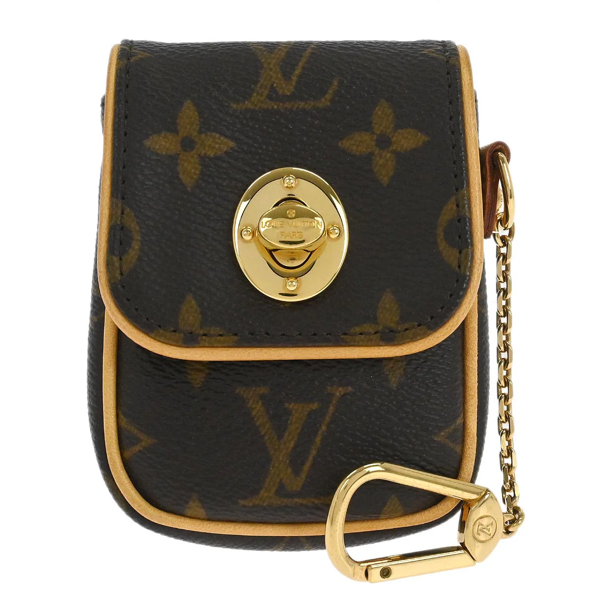 Louis Vuitton 2008 Monogram Pochette Tulum Pouch Bag Key Holder M60020