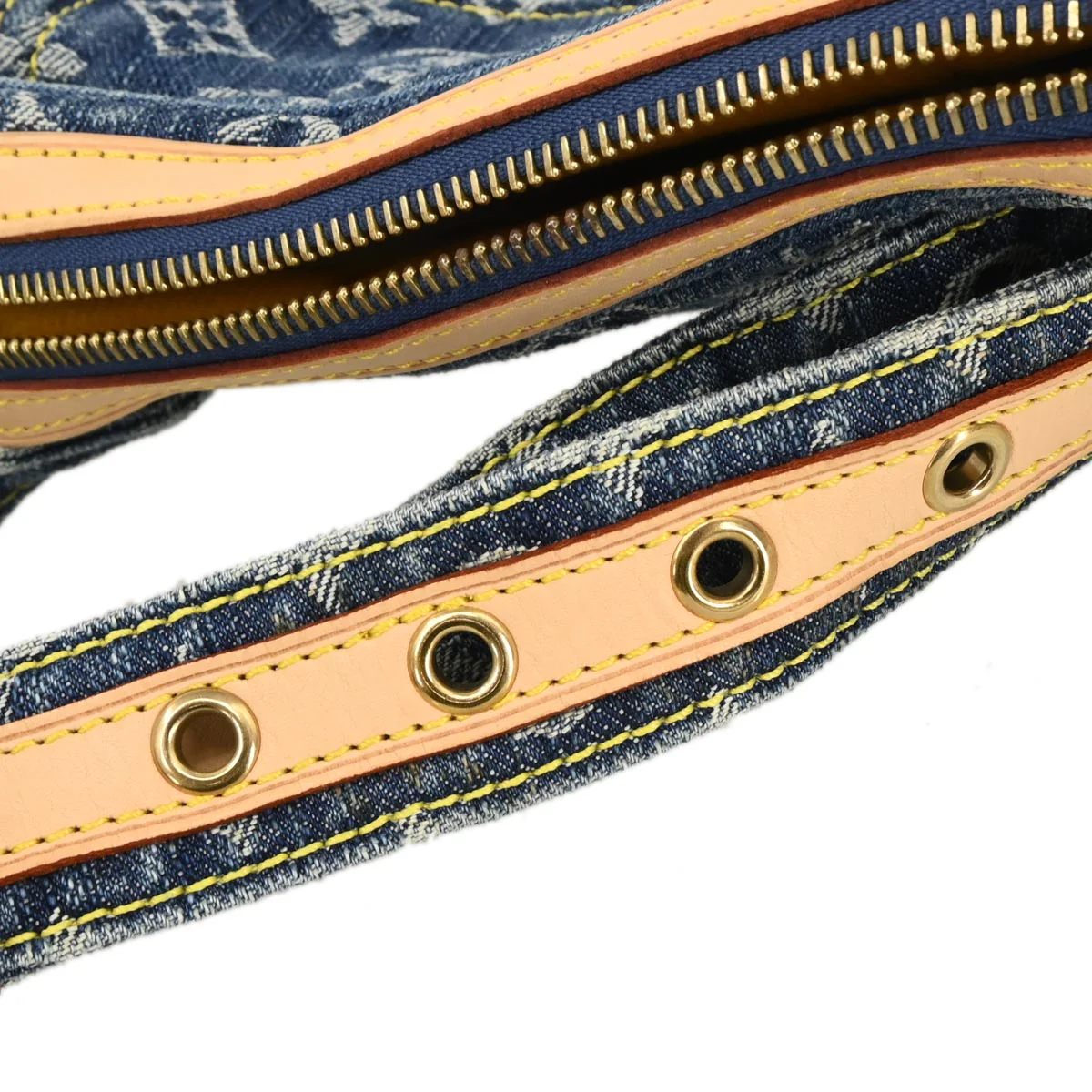 Louis Vuitton Blue Monogram Denim Bum Bag Waist Pouch M95347 - Image 6