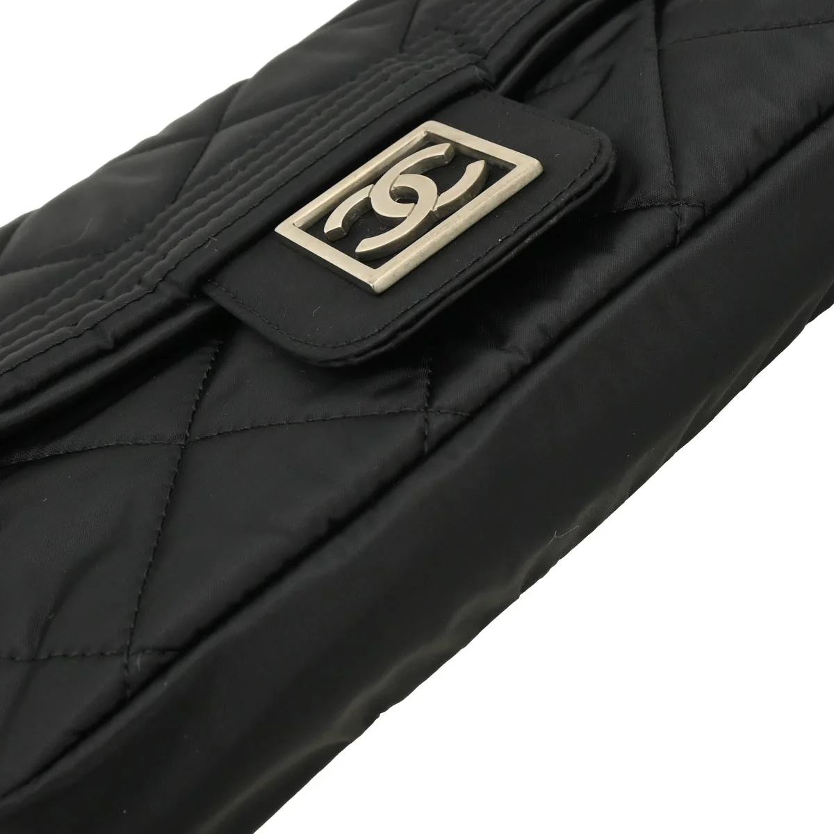 Chanel 2005-2006 Black Nylon Sport Line Waist Bum Bag - Image 3
