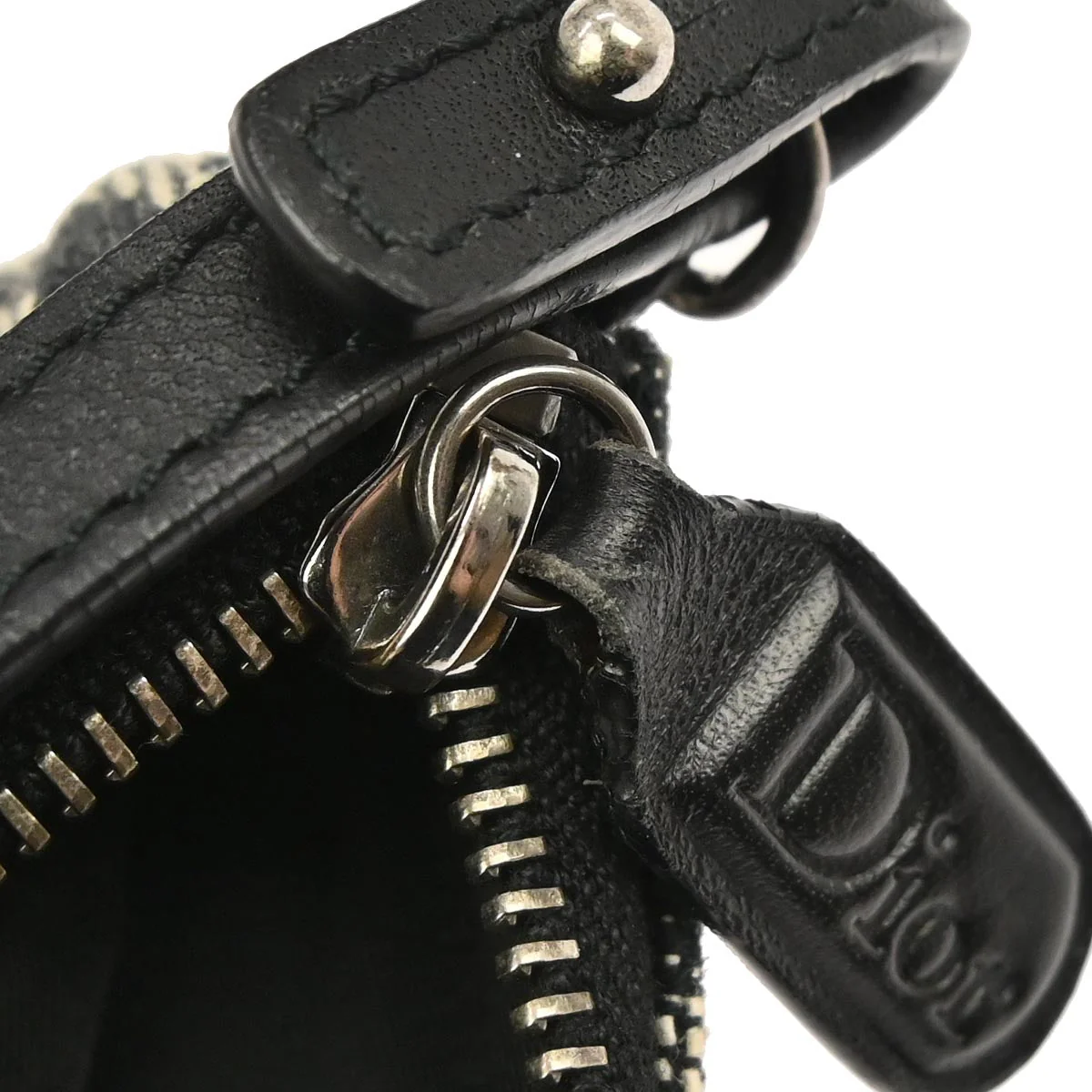 Christian Dior Black Trotter Saddle Handbag - Image 10