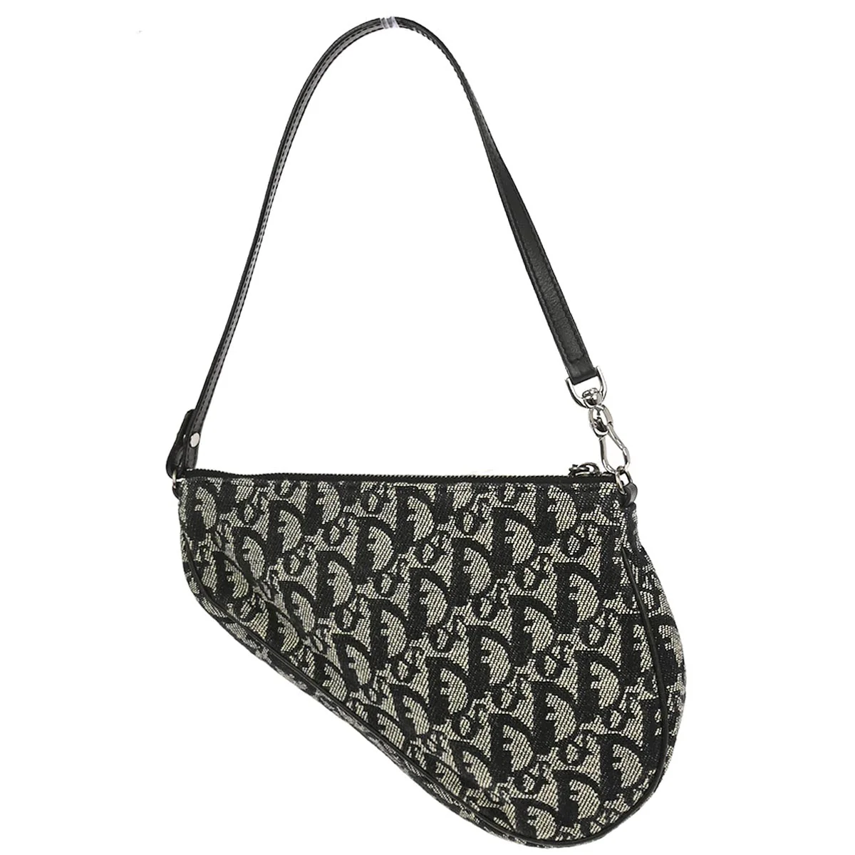 Christian Dior Black Trotter Saddle Handbag - Image 2