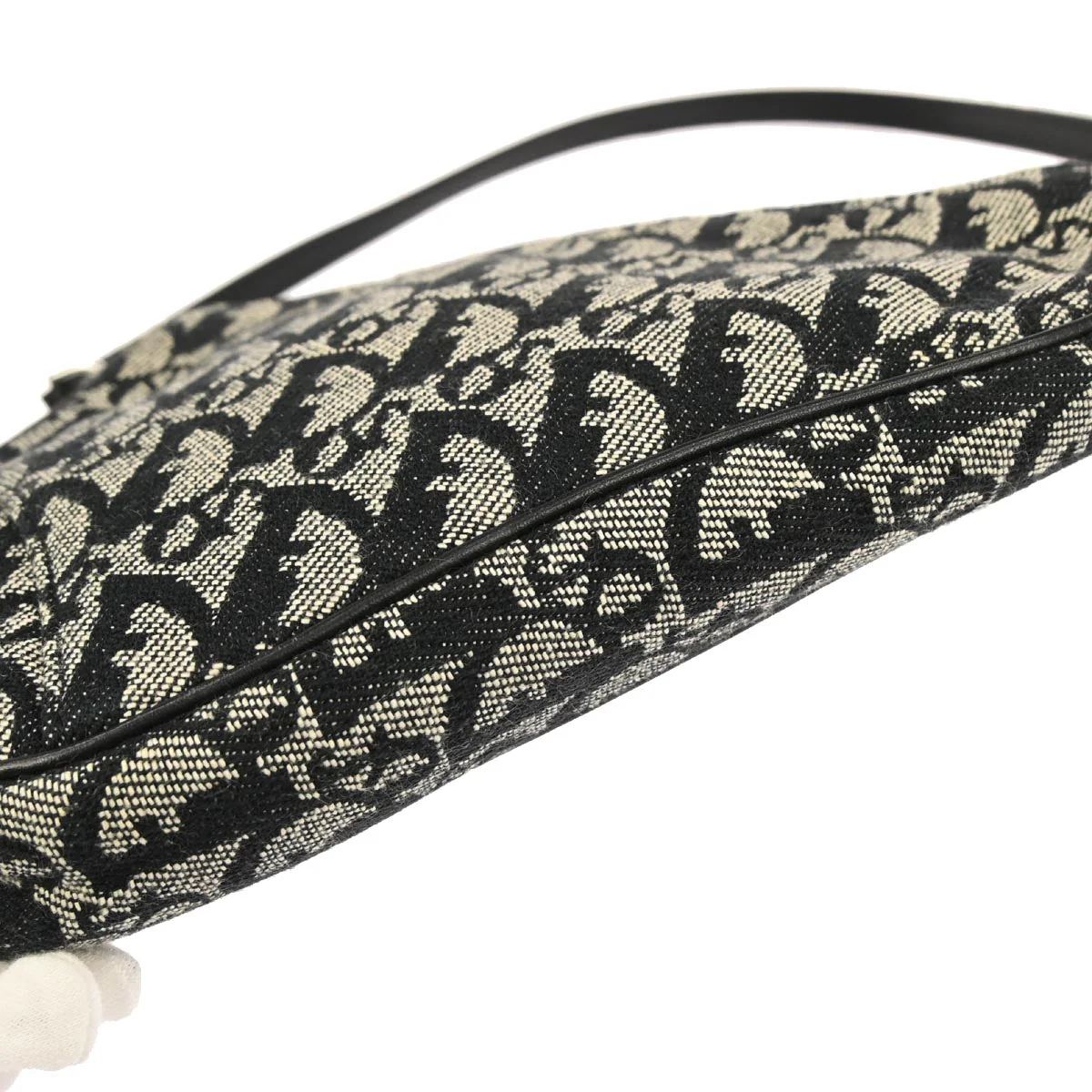 Christian Dior Black Trotter Saddle Handbag - Image 5