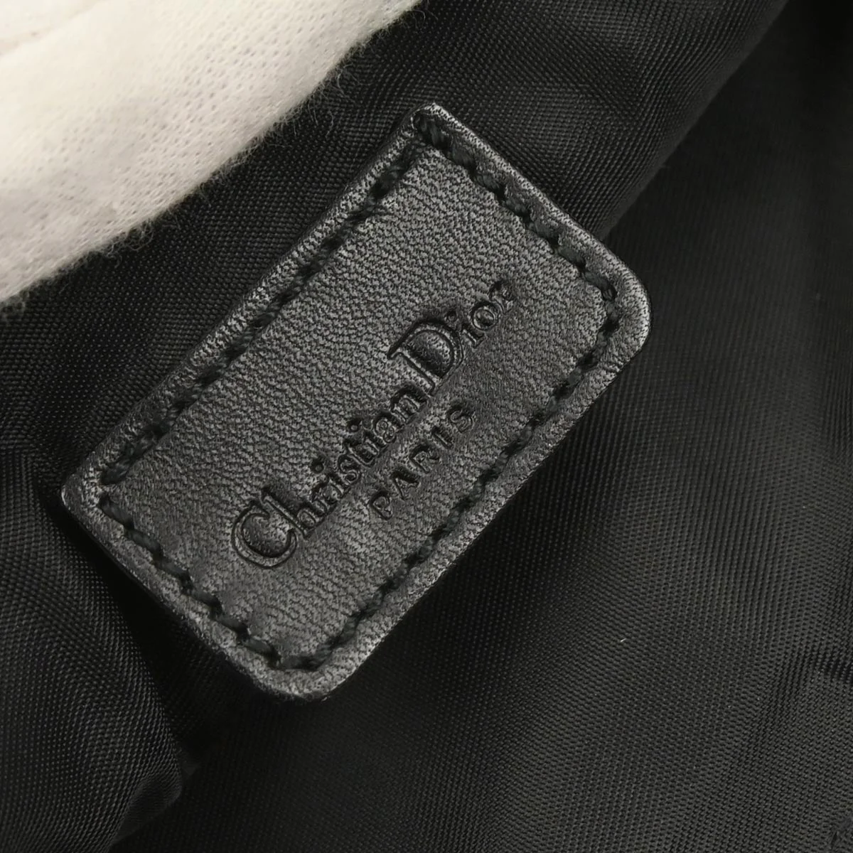 Christian Dior Black Trotter Saddle Handbag - Image 8