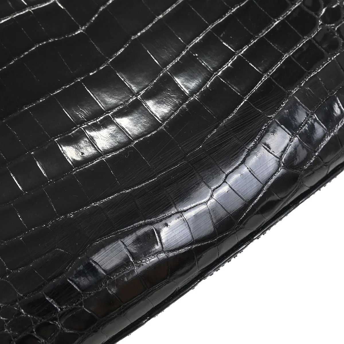 Hermes * Black Crocodile Kelly Sport PM Shoulder Bag - Image 4