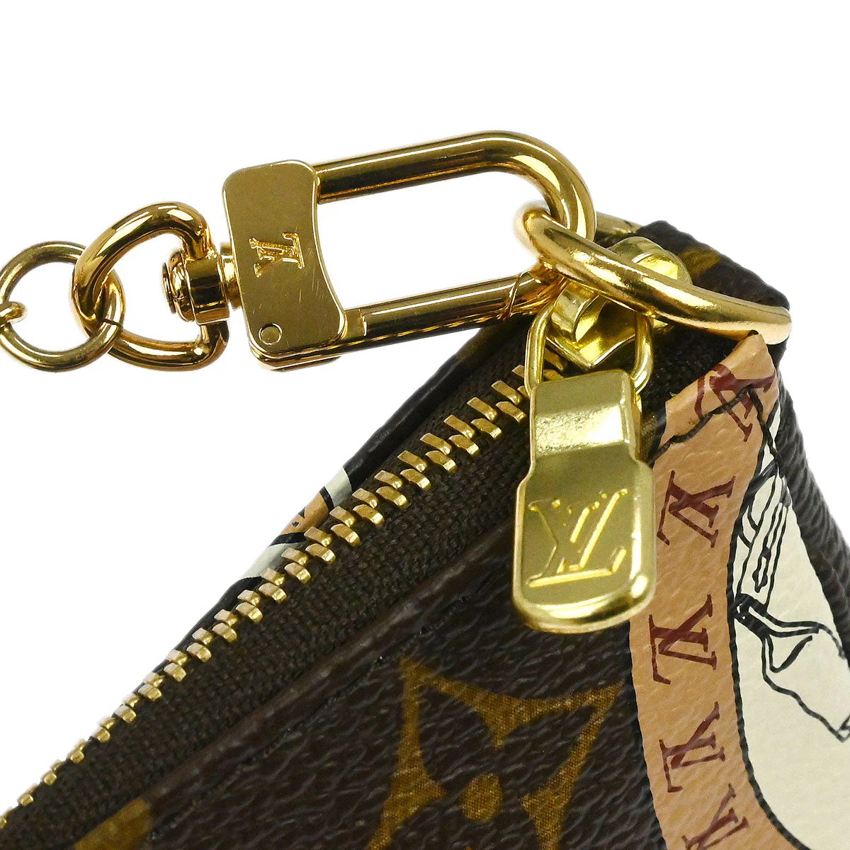 Louis Vuitton 2009 Monogram Mini Pochette Accessoires Handbag M95804 - Image 5