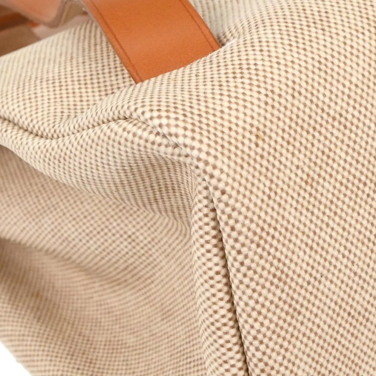 Hermes Beige Toile H Herbag a Dos 2 in 1 Backpack - Image 3