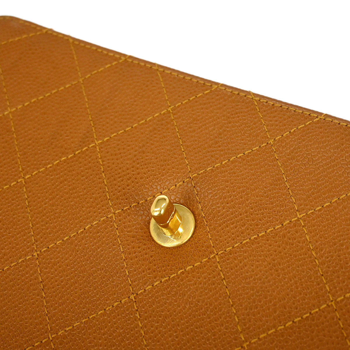 Chanel 1997-1999Brown Caviar Shoulder Bag - Image 10