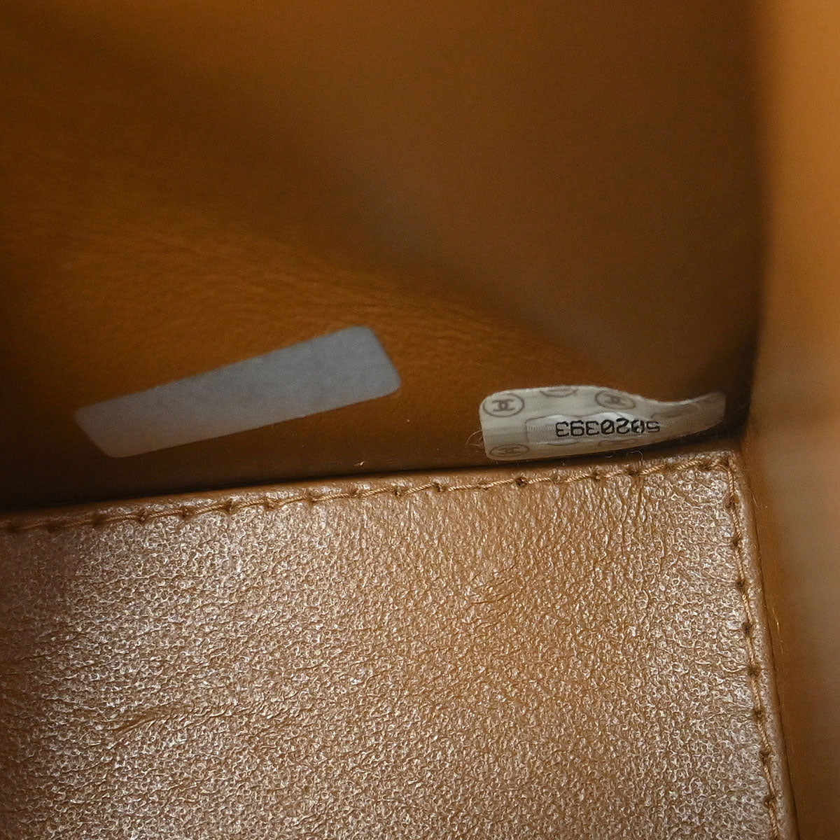 Chanel 1997-1999Brown Caviar Shoulder Bag - Image 9