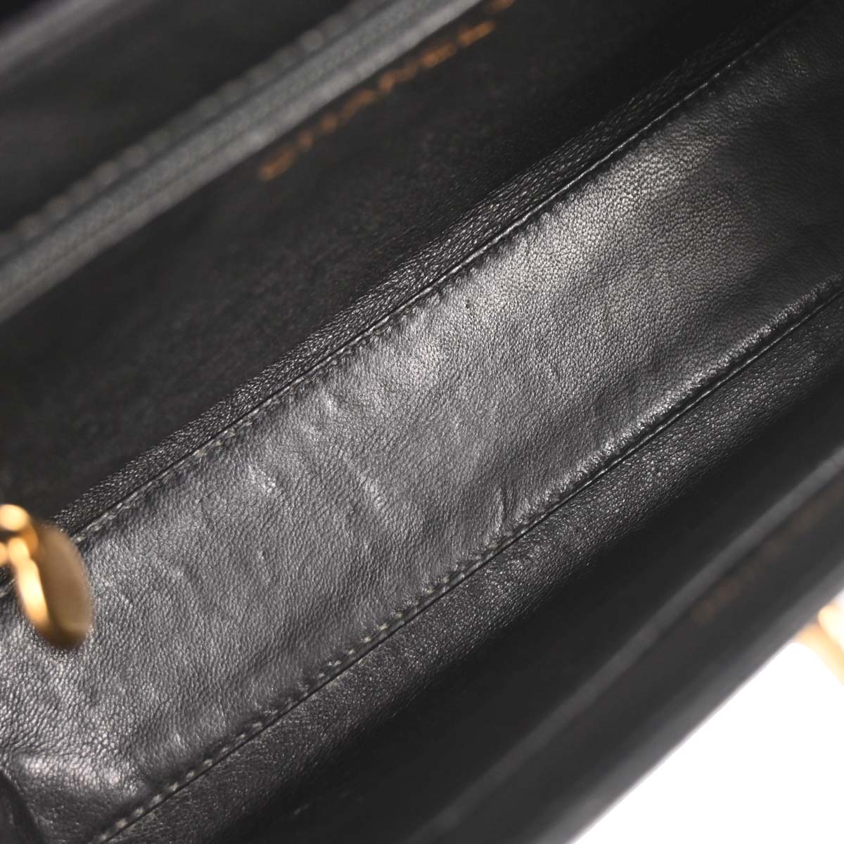 Chanel 1997-1999 Black Caviar Handbag - Image 7