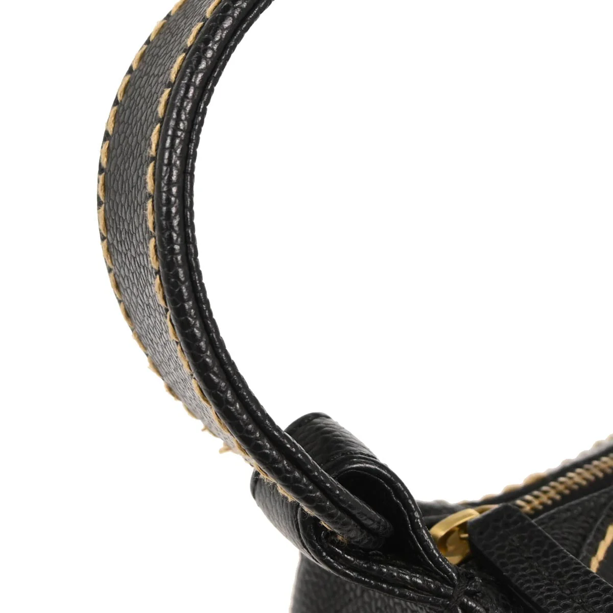 Chanel 2005-2006 Black Caviar Wild Stitch Handbag - Image 3