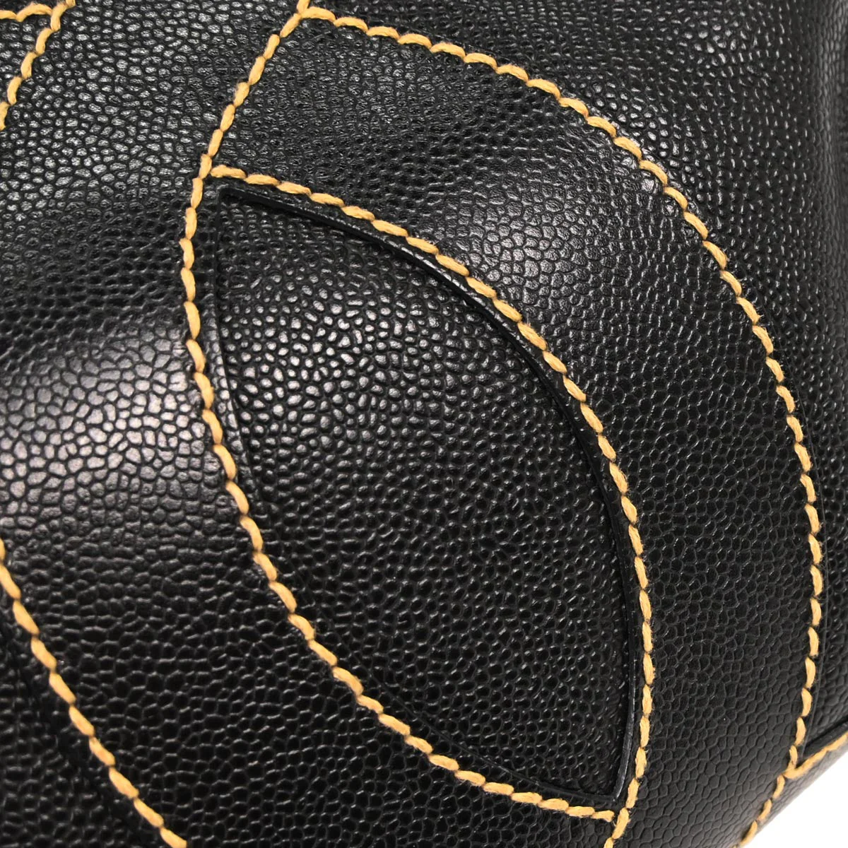 Chanel 2005-2006 Black Caviar Wild Stitch Handbag - Image 7